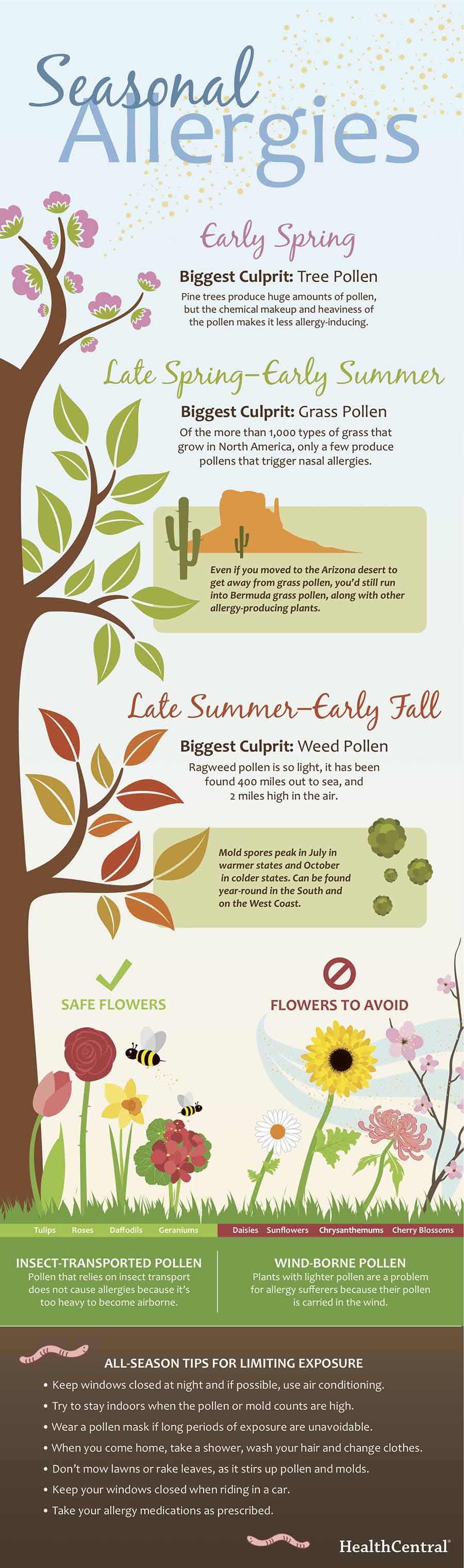 Infographic: Allergy Season Is Here! - MSD Manual Consumer Version