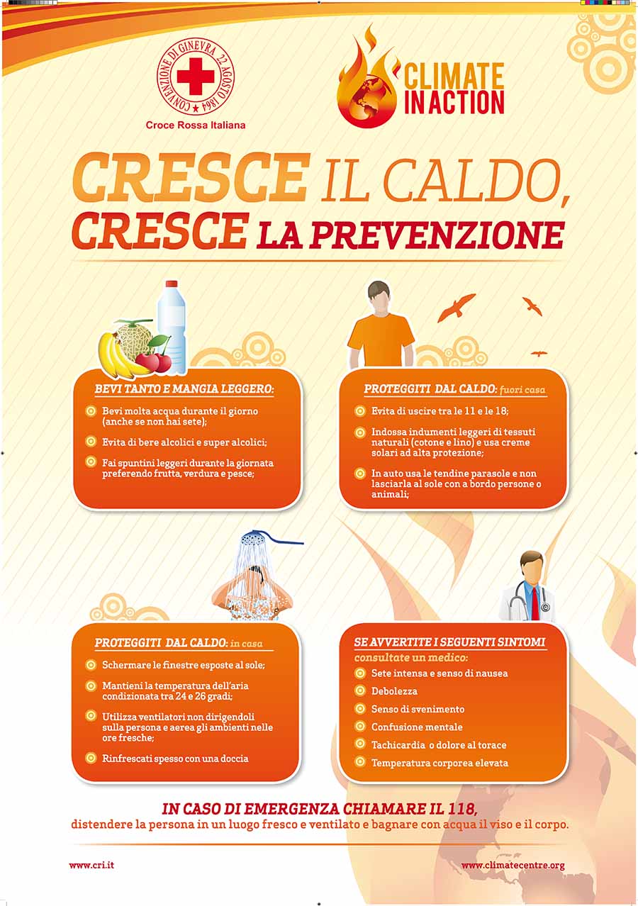 Infographic: Campagna Di Prevenzione Contro I Colpi Di Calore - Manuale ...